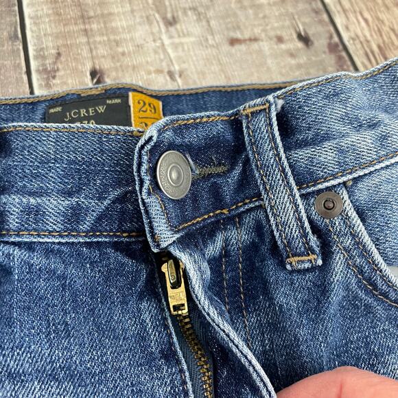 J. Crew Jeans Men's 29 x 32 Hemmed to 29" Inseam Blue Denim Zip Fly Style 770 - Picture 4 of 9